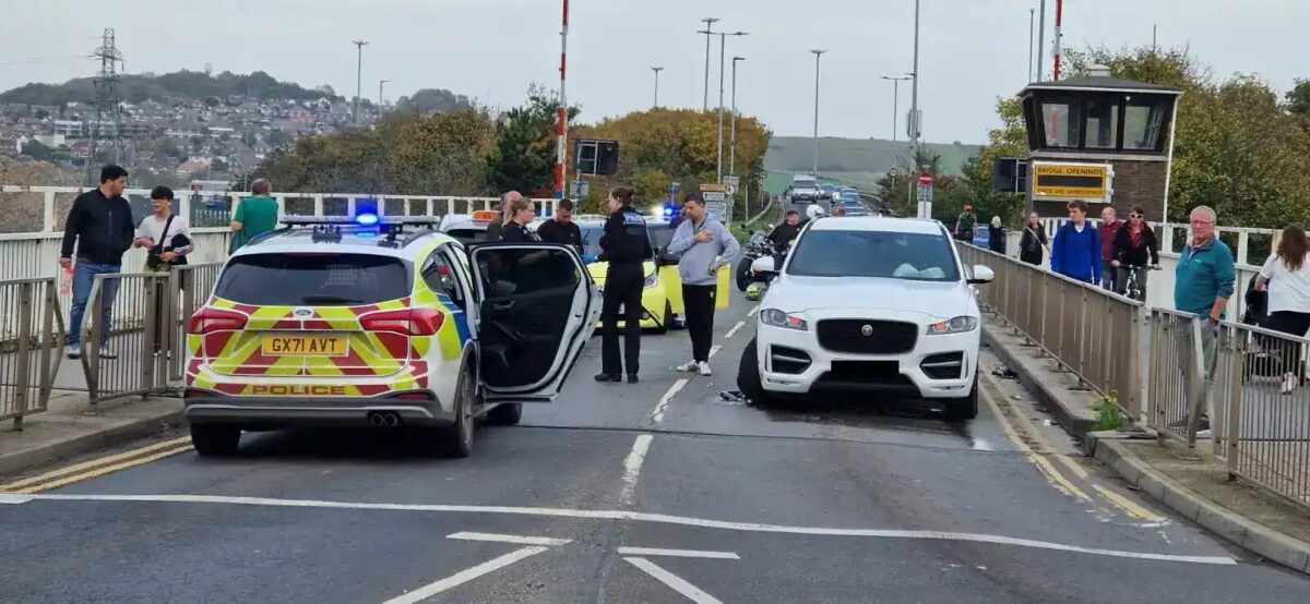 A259 Newhaven Closed In Both Directions Due To A Crash On The Swing Bridge