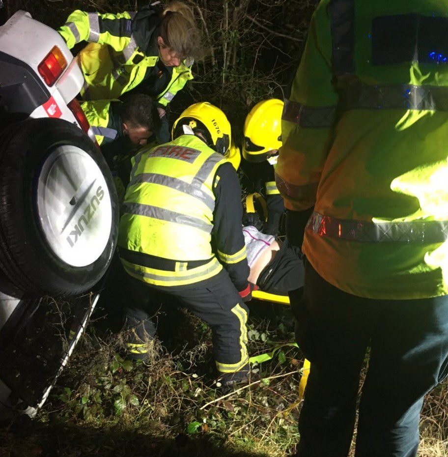 Driver Escapes Serious Injury Following Crash On A3 Motorway