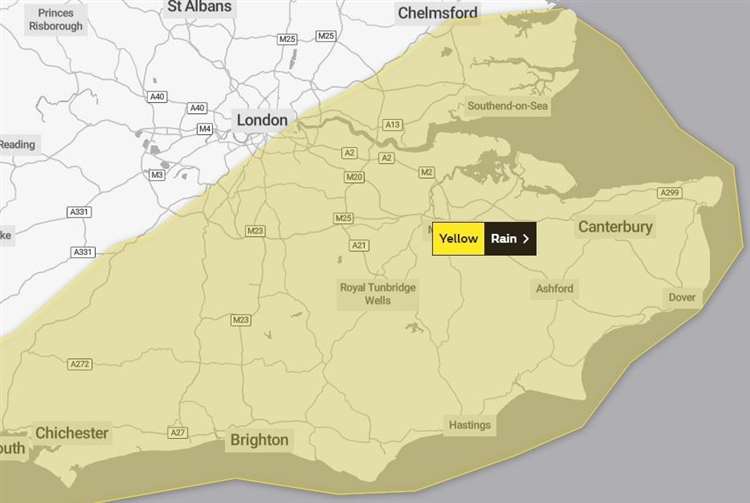 Heavy Rain Will Fall Across The County In The Morning Before Clearing Eastward In The Early Afternoon