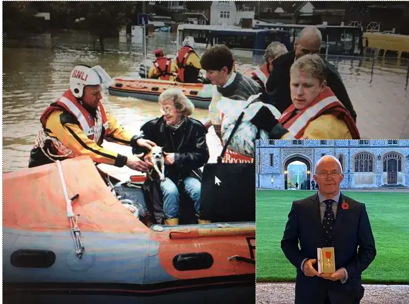 Brighton Lifeboat Legend Roger Cohen Awarded MBE by Princess Anne After 40 Years Saving Lives