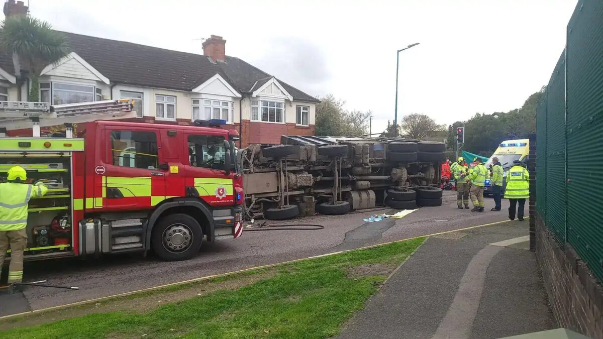 Crashed HGV has no current MOT and was overdue by Five months as witnesses claim young boy was driving moments before life changing collision in Strood