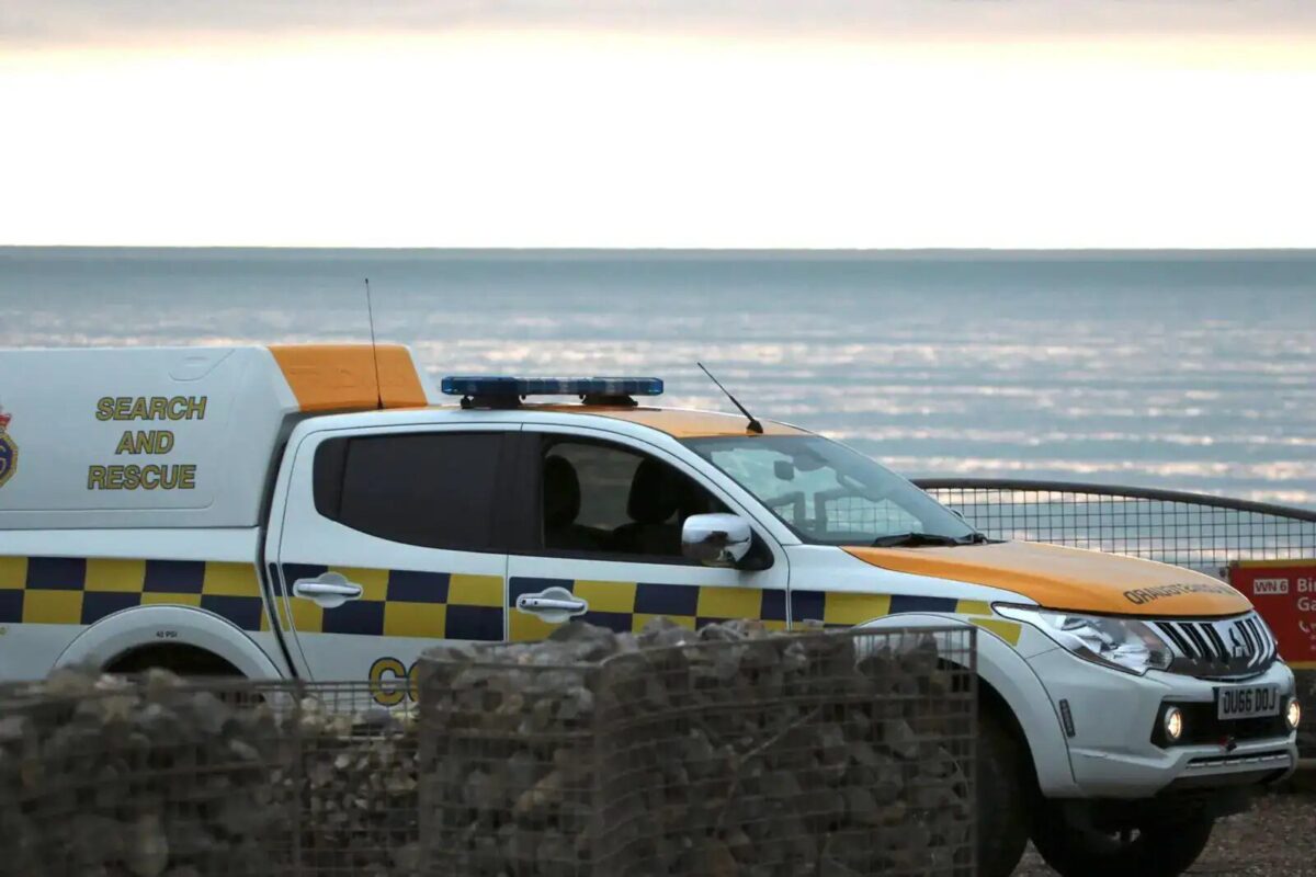 Surfers and Coastguard Team Up to Rescue Two Cut Off by Tide at Seven Sisters Cliffs