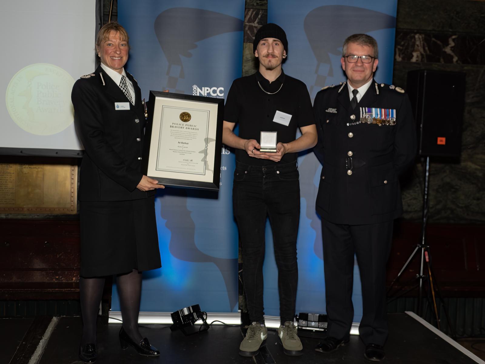 Hastings Man Receives An Accolade For Incredible Bravery At The National Police Chiefs’ Council’s