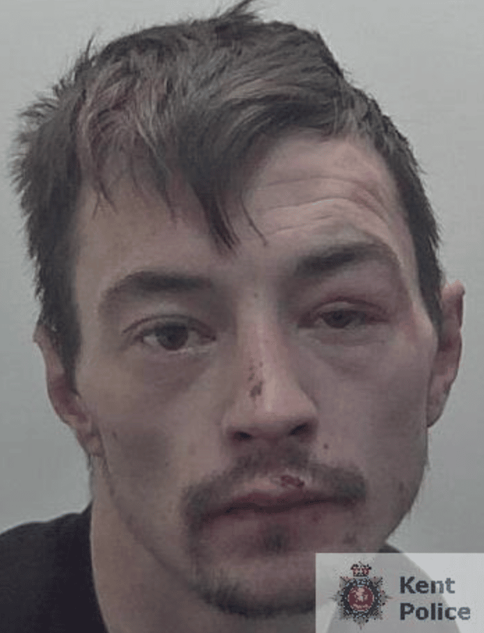 A Dover Burglar Was Sentenced To Prison After He Pushed An Elderly Woman To The Floor After She Discovered Him In Her Home During A Stealing Spree