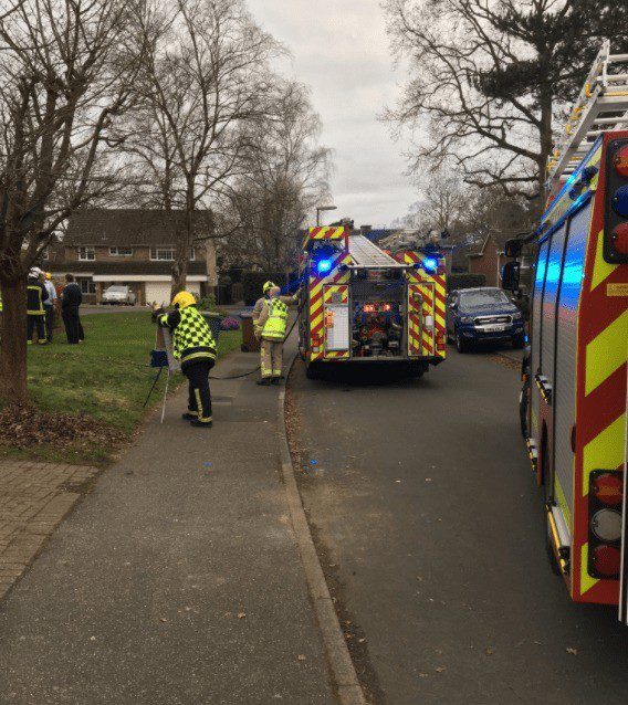 Fire Crews Called To Tackle Washing Machine Fire In Camberley