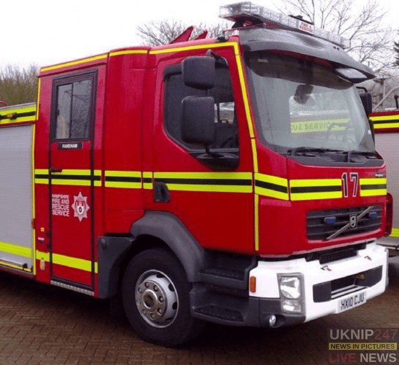 Fire Crews Called To Electricity Sub Station Fire In Fareham