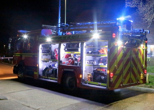 Horndean Fire Crews Tackle Late Night Car Fire