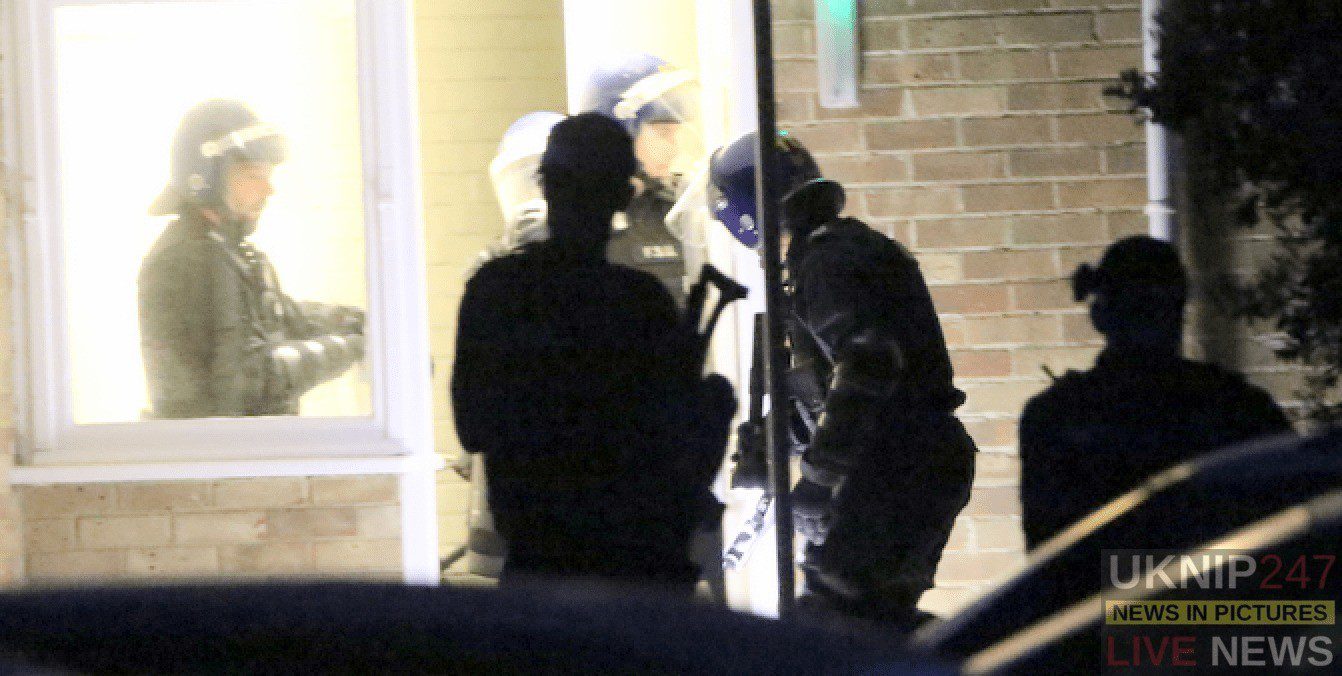 Armed Police Storm Hayling Island Property