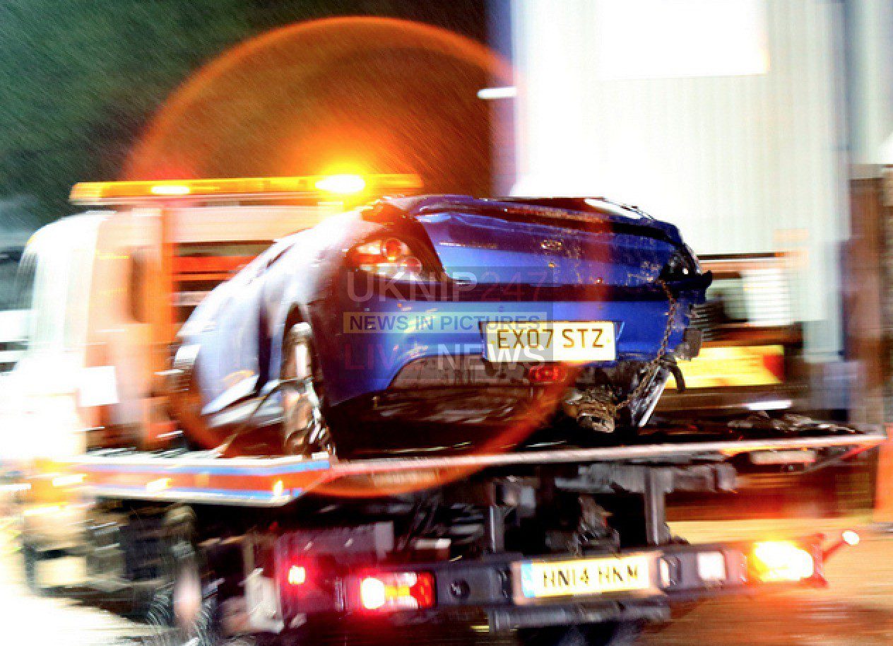 Three Lanes On M27 Motorway Blocked Following Crash  Near Portsmouth