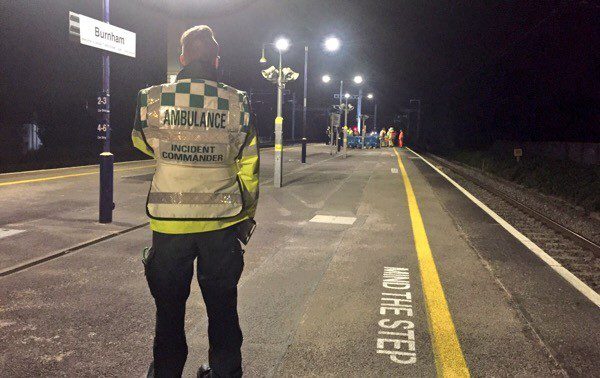 Hundreds Left Stranded After Fire Break Out On Train Near Burnham