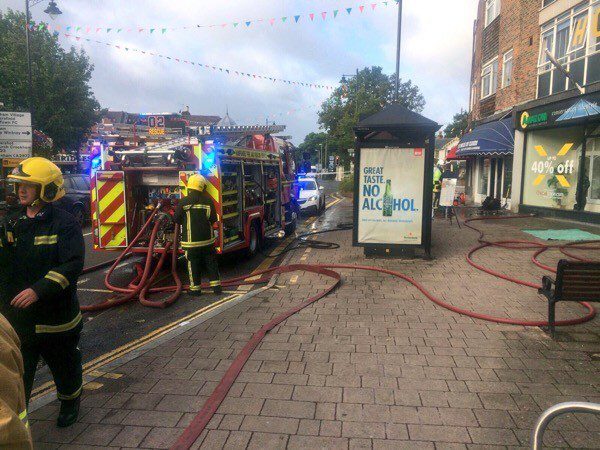 Fire Breaks Out At Fleet Dry Cleaners