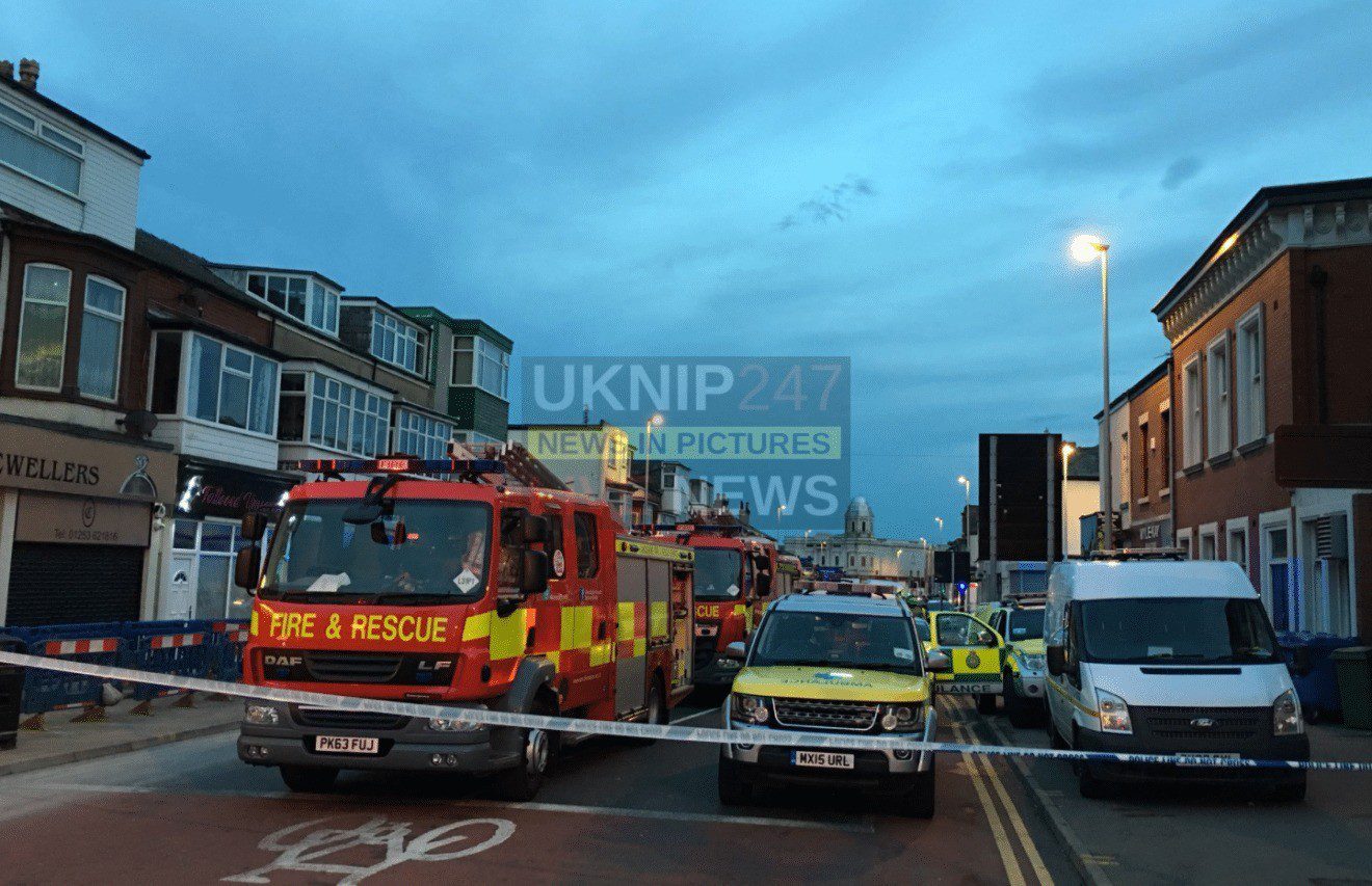 Emergency Services Called To Gas Explosion In Blackpool  Pregnant Woman Remains Trapped
