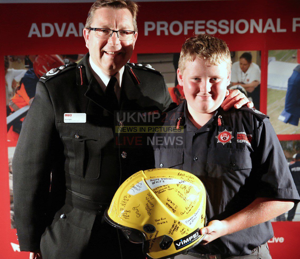 Autistic Boy From Portsmouth To Complete Fire Fighters Charity Cycle