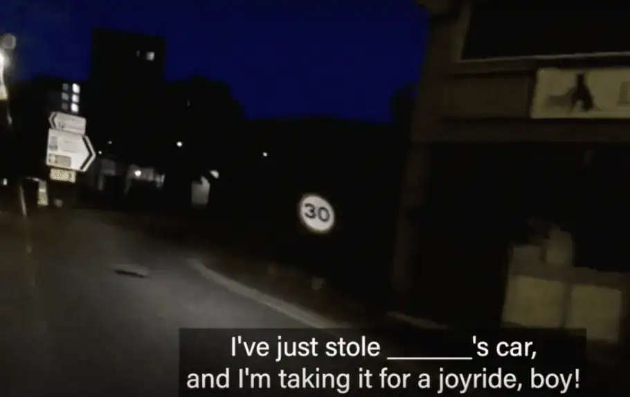 A Man Sentenced For Stealing A Car From A House In Woking Was Caught On Dashcam Admitting To His Crimes