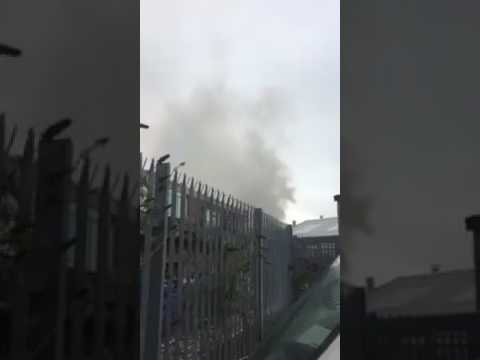 Fire Crews Tackle Scrap Yard  Fire In Portsmouth