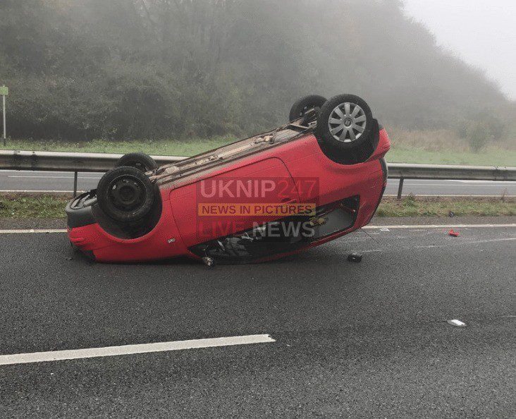 One Lane Closed On A3 Near Liss Following Three Vehicle Collision