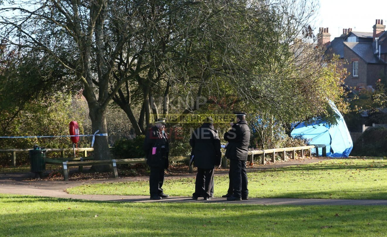 Meadowbank Recreation Ground Dorking Sealed Off As Police Launch Probe After Body Recovered From River By Fire Crews