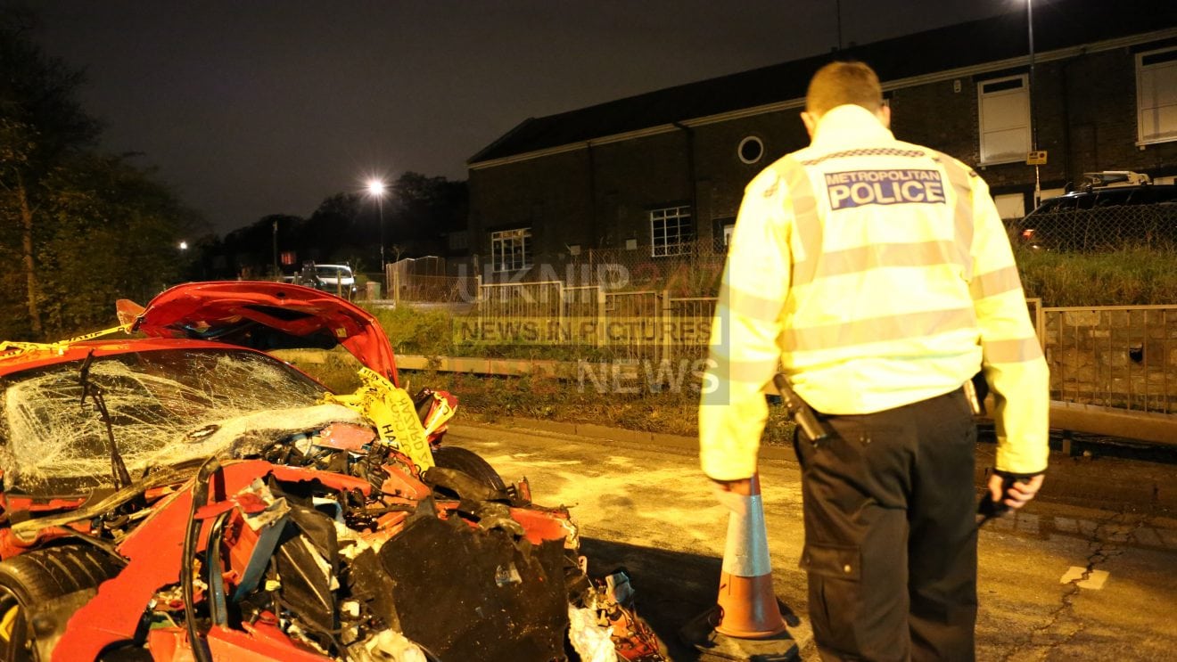 450k Super Car  Leaves Four Hospitalised  After Six  Vehicle Collision In Croydon