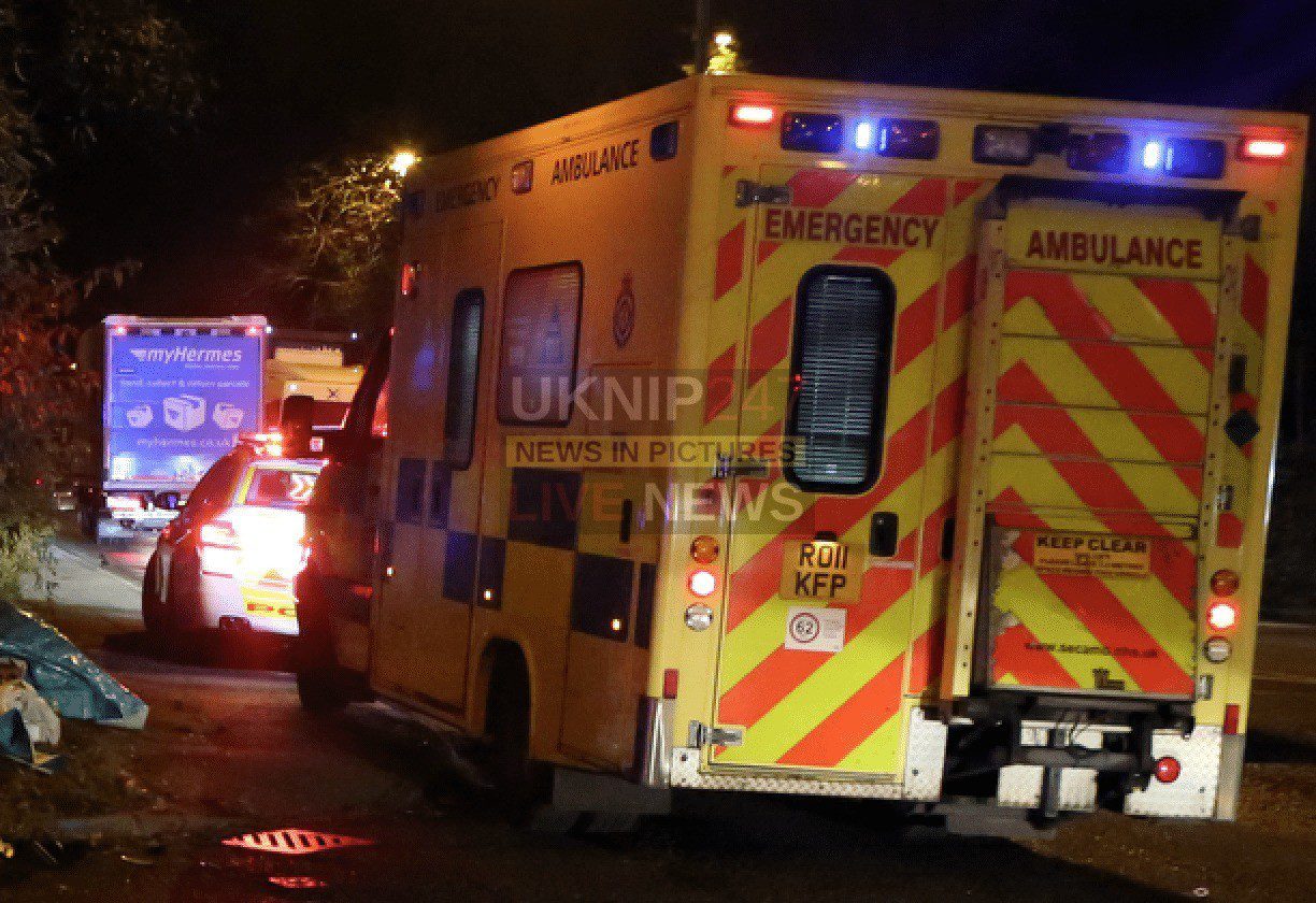 Two People  Have Been Left Seriously Injured After Car Ploughs Into Tree In Egham