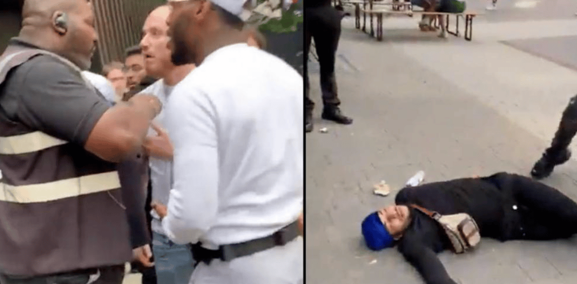 On Monday, Ex-british Heavyweight Champion Julius Francis Knocked Out A Rowdy Boxpark Wembley Visitor Cold (13 June)