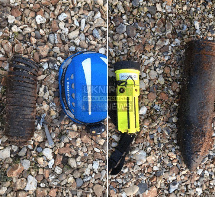 Ordnance Sparks Royal Navy Bomb Disposal Call Out To Browndown Camp Beach