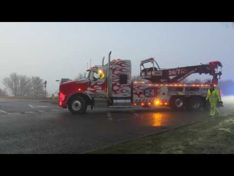 M40 Coach Crach Recovery And Police Sergeant Mark Scully From Thames Valley Police