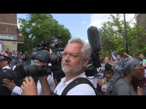 Teresa May Visits St Clements Church And Leaves Surrounded By Riot Police