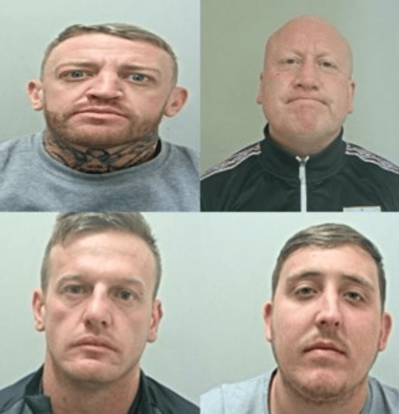Four Men Have Been Sentenced To 27 Years And Four Months In Prison After We Discovered An £830,000 Haul Of Class A Drugs And Three Firearms In An Industrial Unit In Darwen.