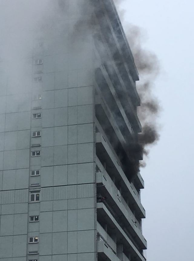 Fire Crews Called To Tackle Battersea Tower Block Blaze