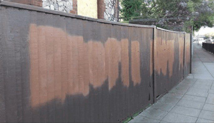 City Council Vandalise Their Own Fence