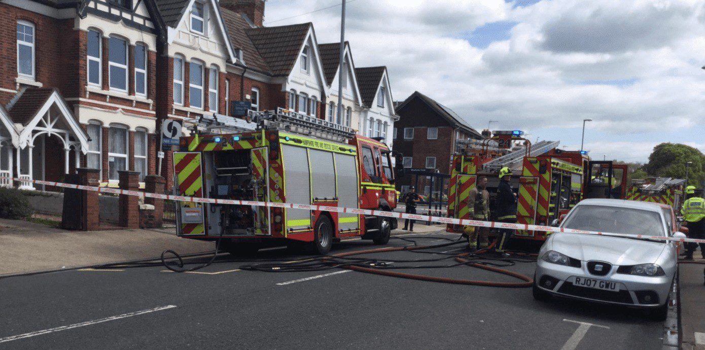 Eleven People And Cats Rescued Following  Southampton Flat Fire