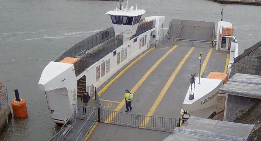 Troubled Floating Bridge Reported To Have Crashed Into Harbour Wall Suspending Service