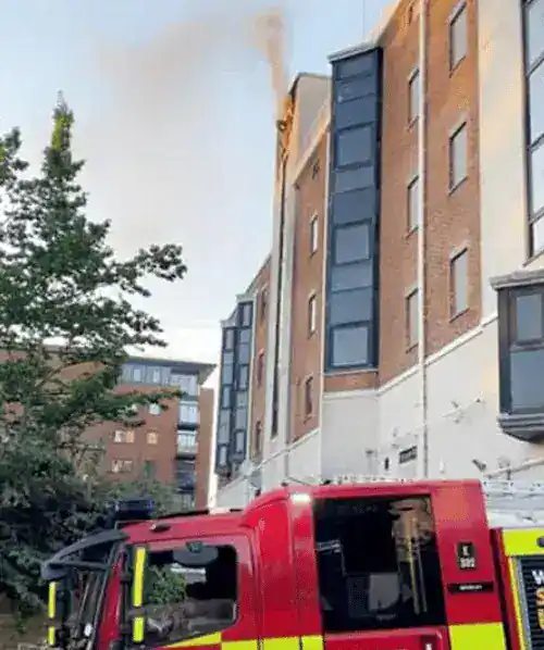 A Faulty Light Fitting That Illuminates A Clock Tower At Night Allegedly Started A Fire In Bromley
