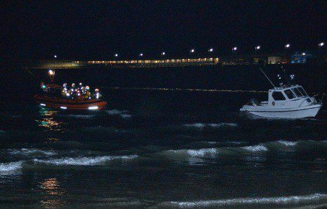 Major Search Operation Off Folkstone After Small  Boat Takes On Water