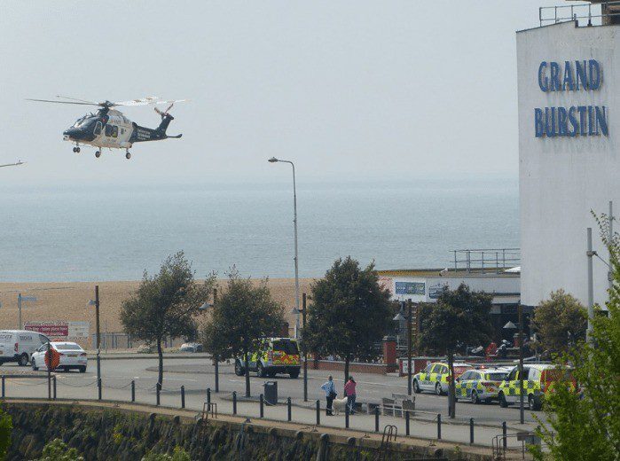 Man Airlifted To King College Hospitial  From Burstin Hotel In Kent