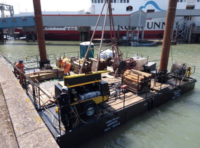 Work Commeces For New Red Funnel Berth In Cowes