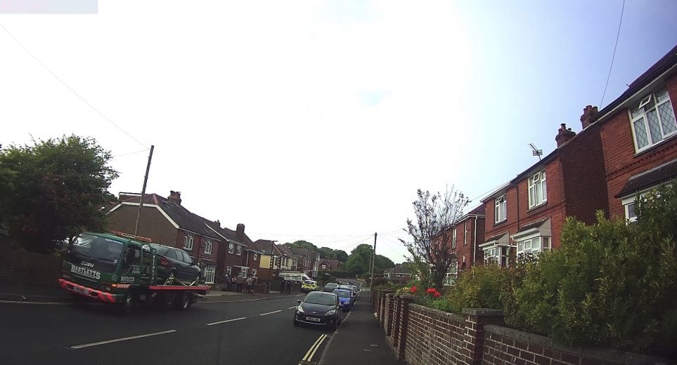 Police Launch Probe After Car Smashes Through Garden Wall In Newport