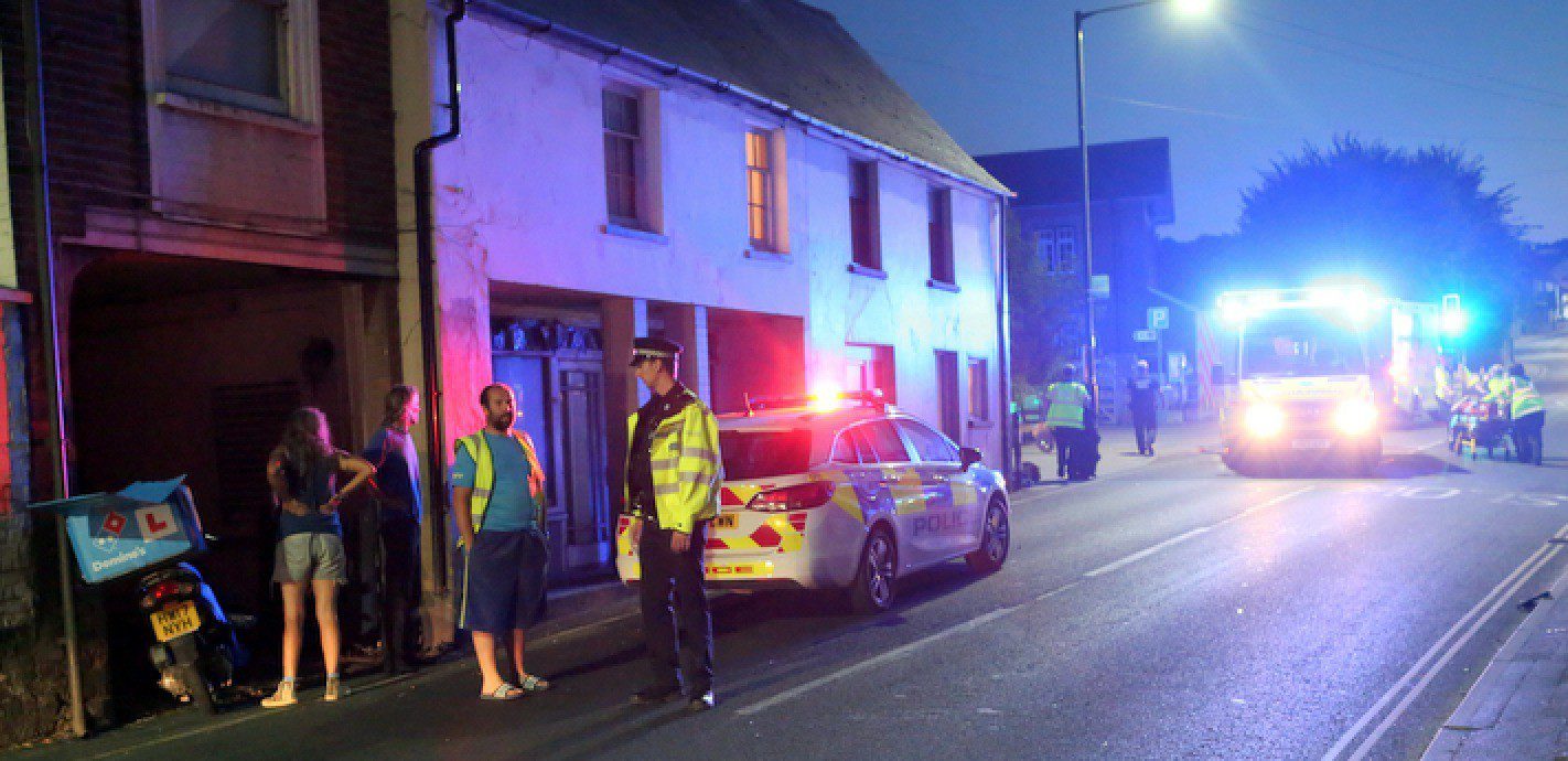 Emergency Services Called To Collision In Carisbrooke