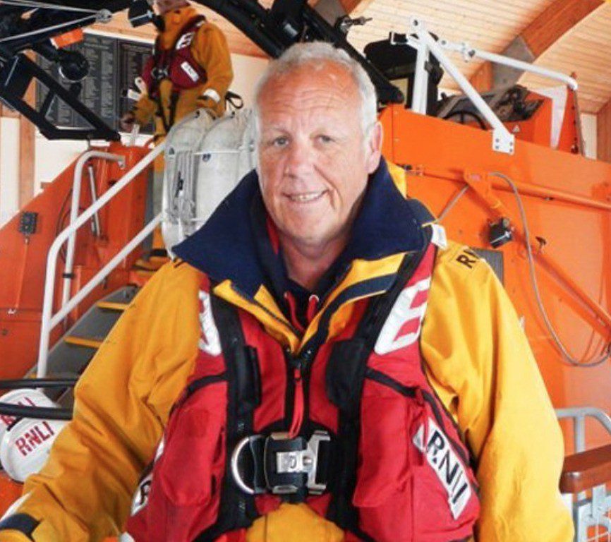 Fond Farewell To Bembridge Coxswain Steve Simmonds As He  Retired As The Coxswain At Bembridge Rnli