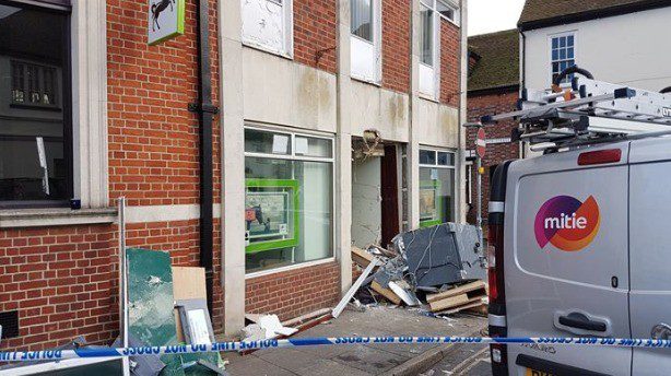 Replacement Atm To Be  Fitted By The End Of The Month Following Ram Raid