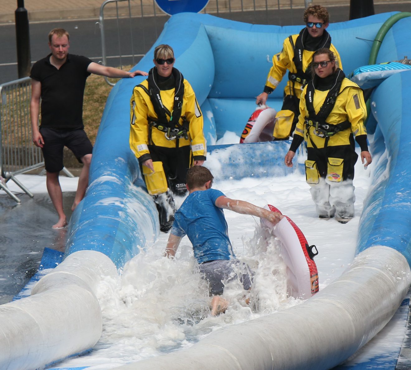 Bit Of Action From The 200 Metre Ryde Slide