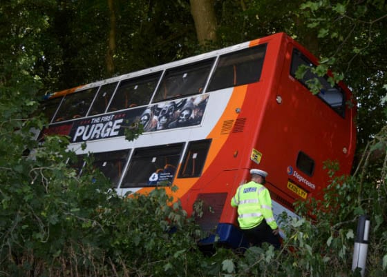 Two Year Old Boy Hurt In Oakley Bus Collision That Left 12 Others Injured Two Serious
