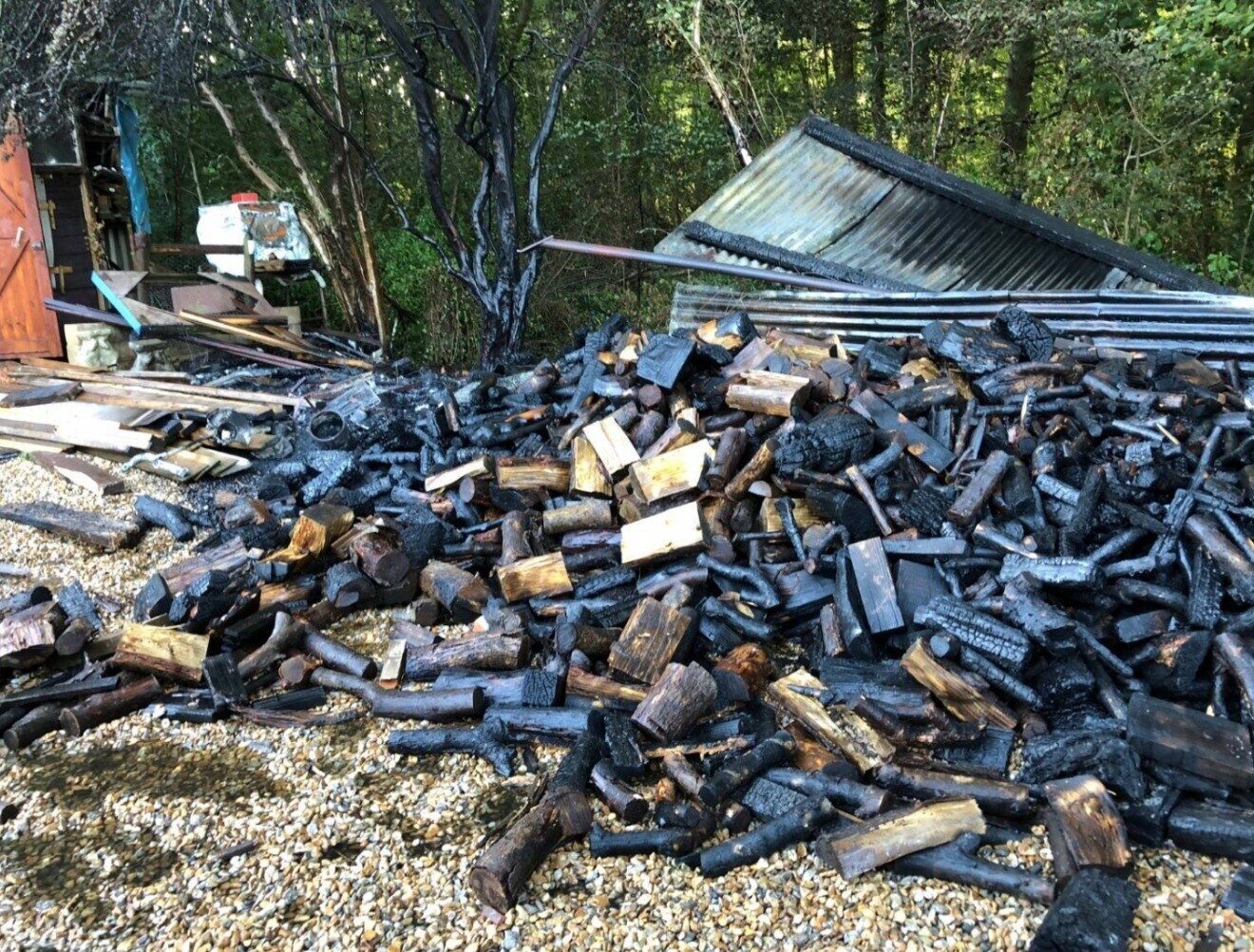 Fire Rips Through Wood Store In The West Wight