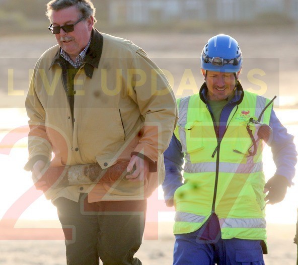 Bembridge Point Cordoned Off After Suspected Ordnance Find Identified As Digger Pin