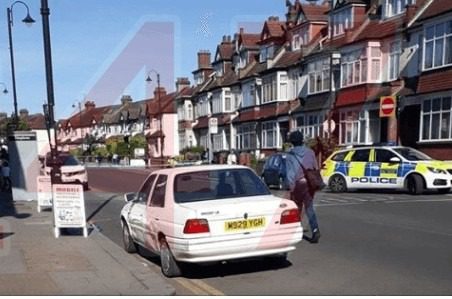 Road Closed In Croydon After Man Is Involved In Collision With A Car