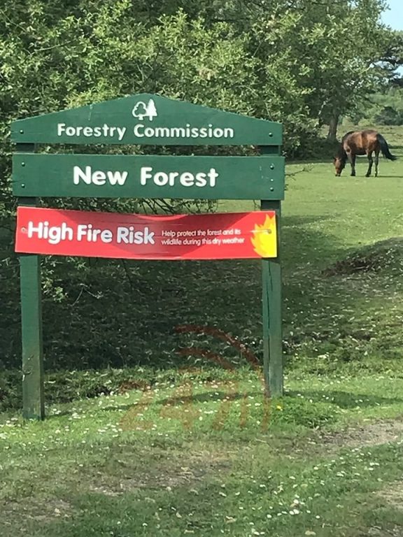 Joint Warning Issued Over Elevated Risk Level Of Fires In The New Forest