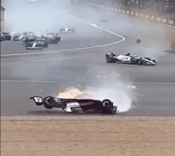 A Nasty Looking Crash Occurred Earlier Today At The Start Of The Formula One British Grand Prix At Silverstone