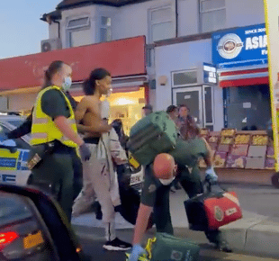 Two Teenagers Were Stabbed In East London On Friday Evening They Were Rushed To The Hospital, Where It Was Determined That Their Injuries Were Not Life-threatening