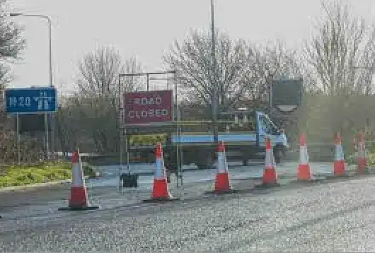 Roundhill Tunnel Closed Coastbound as Dover’s Operation TAP Tackles Traffic Chaos on A20