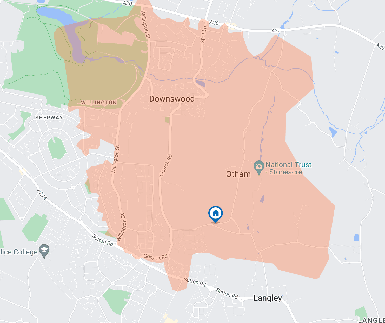 A Total Of 14 Postcodes In Maidstone  Are Without Power This Afternoon (monday)